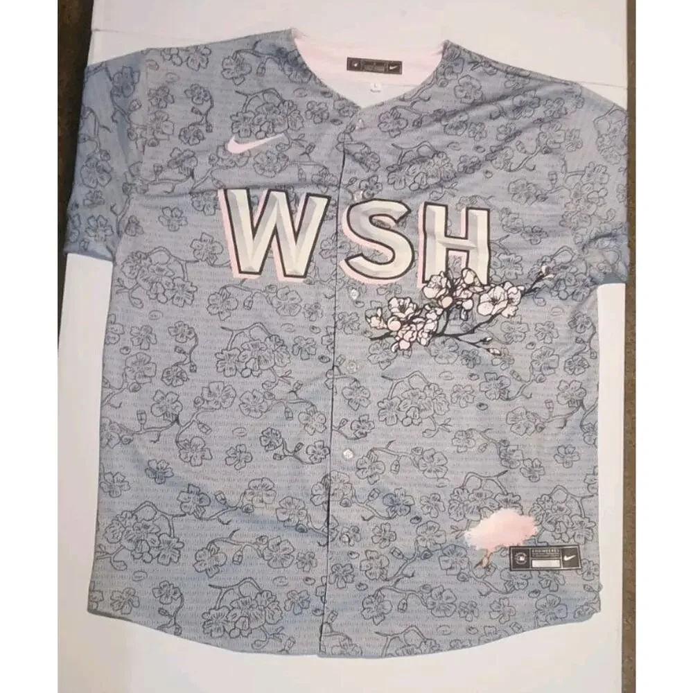 Nike Juan Soto Washington Nationals Cherry Blossom MLB Jersey Large Fits XXL